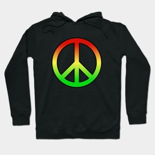 Reggae Peace Sign Hoodie